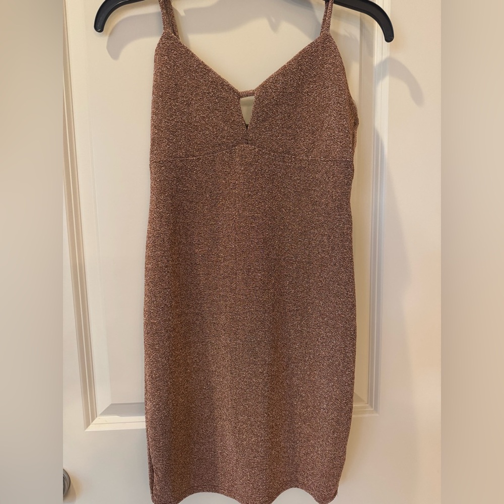 Wild Fable Slip Dress Bronze color